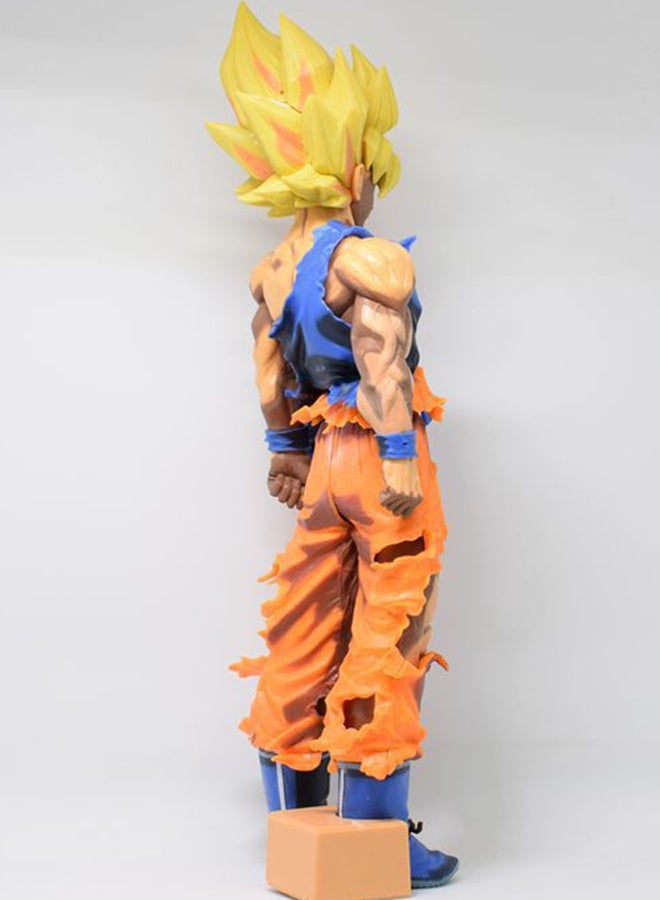 Halamodo Dragon Ball Super Saiyan Battle-damaged Manga-colored Goku's Figure, a Stunning Desk and Case Decoration, Gift Choice - Image 2